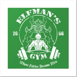 Elfman's Gym Posters and Art